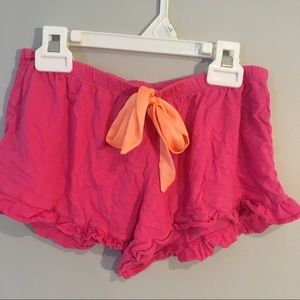 Aerie pink pajama shorts